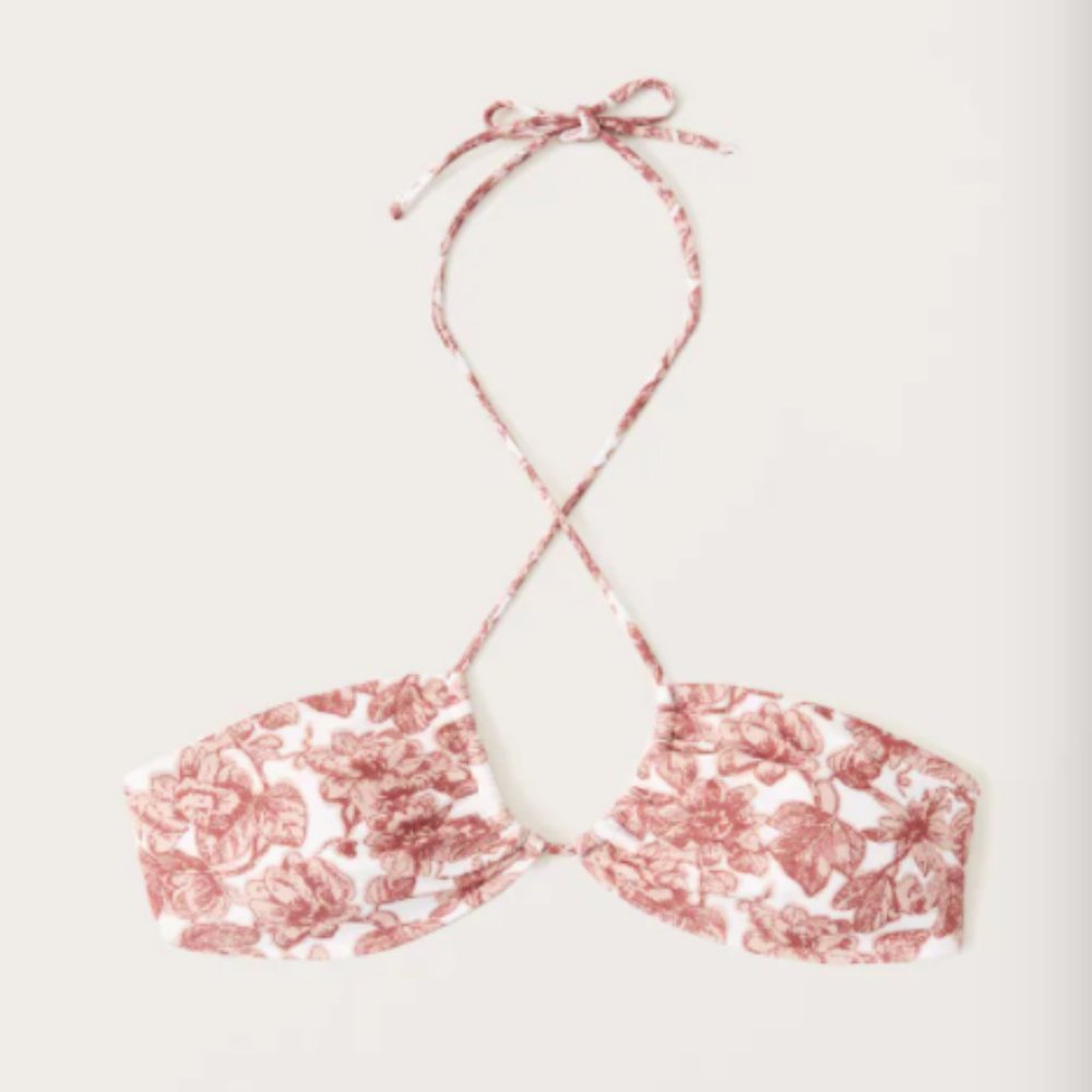NWT Abercrombie Halter Bathing Suit Top XS